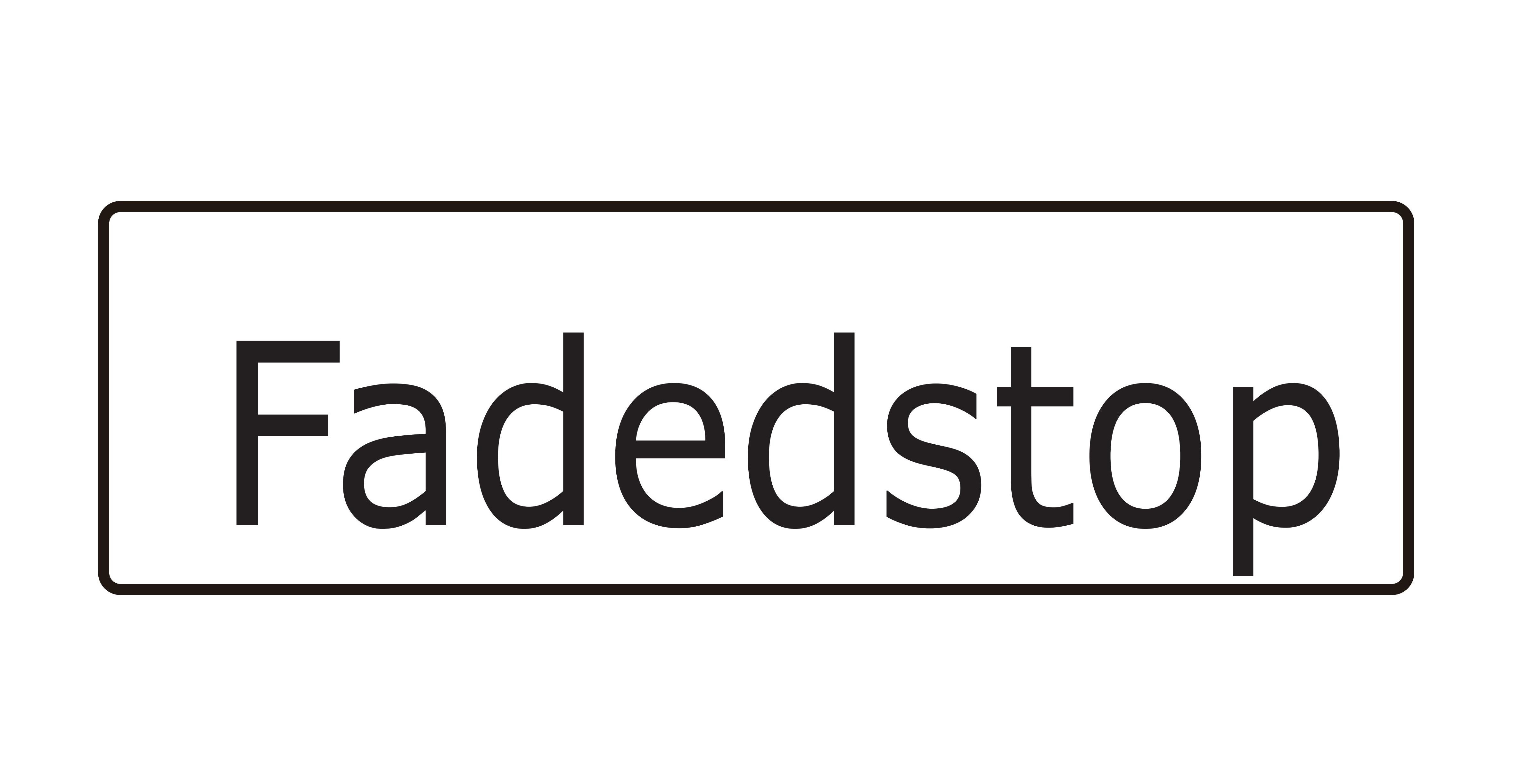 Trademark Logo FADEDSTOP
