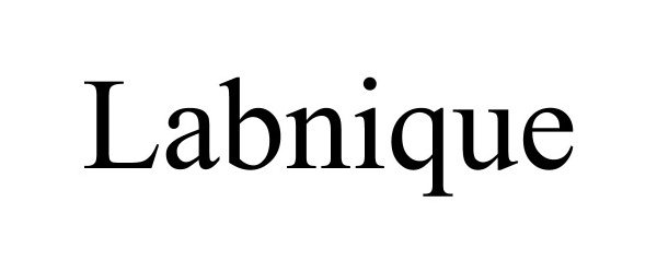 Trademark Logo LABNIQUE
