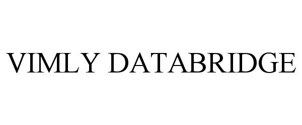 Trademark Logo VIMLY DATABRIDGE