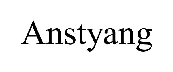 Trademark Logo ANSTYANG