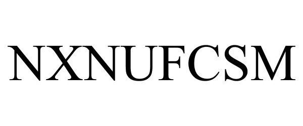 Trademark Logo NXNUFCSM