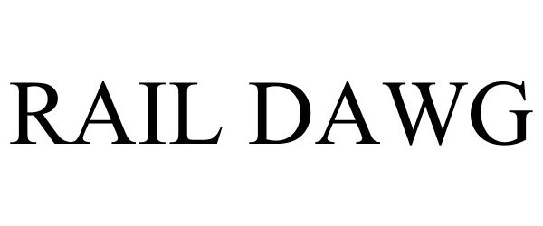 Trademark Logo RAIL DAWG