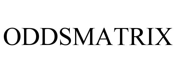 Trademark Logo ODDSMATRIX