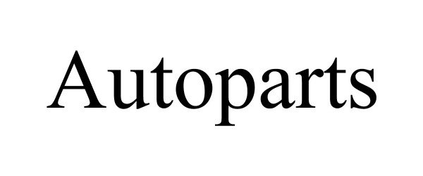 Trademark Logo AUTOPARTS