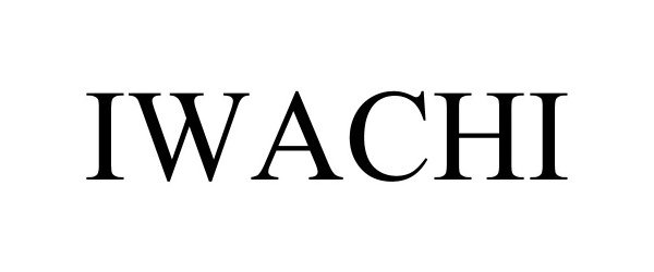 Trademark Logo IWACHI