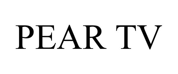 Trademark Logo PEAR TV