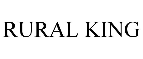 Trademark Logo RURAL KING
