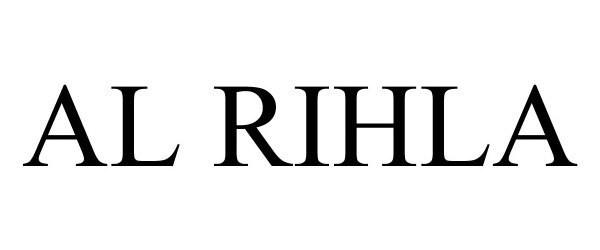Trademark Logo AL RIHLA