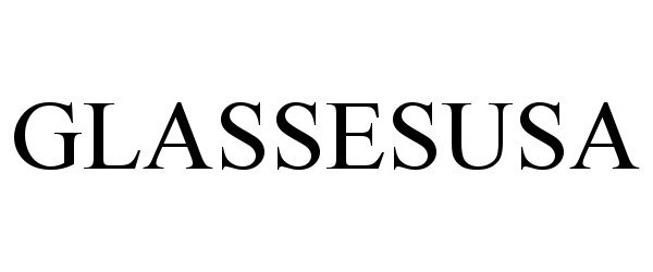 Trademark Logo GLASSESUSA