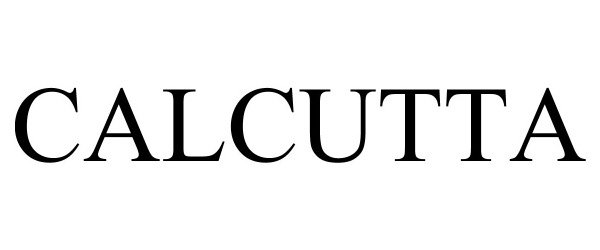 Trademark Logo CALCUTTA