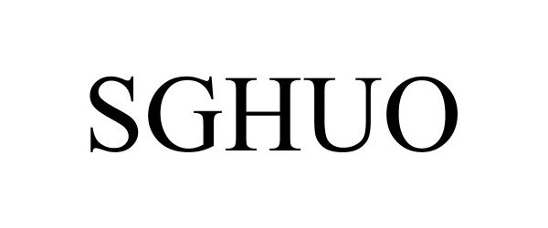 Trademark Logo SGHUO