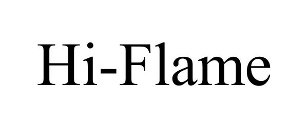 Trademark Logo HI-FLAME
