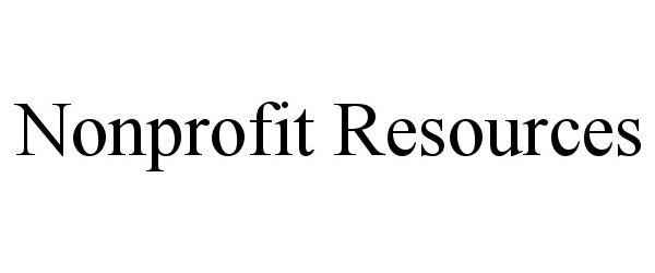 Trademark Logo NONPROFIT RESOURCES