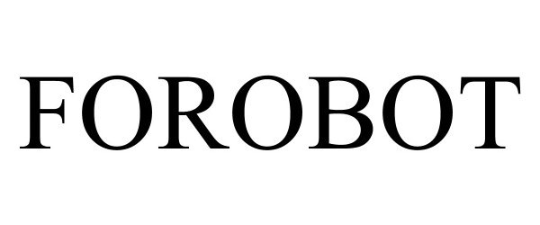Trademark Logo FOROBOT