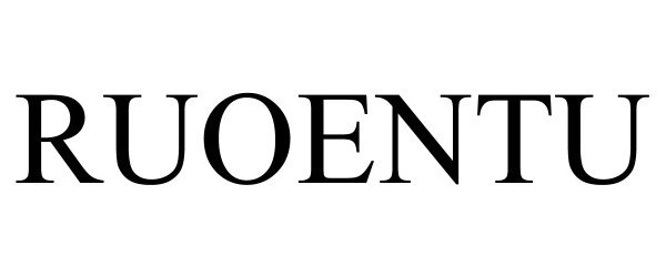 Trademark Logo RUOENTU