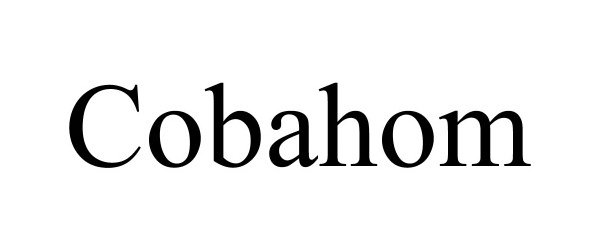 Trademark Logo COBAHOM