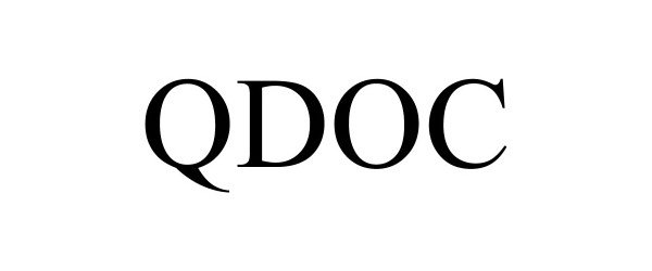 Trademark Logo QDOC