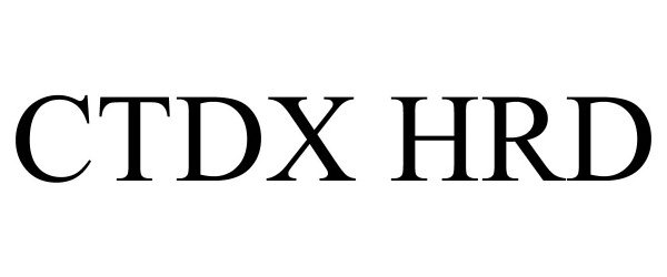 Trademark Logo CTDX HRD