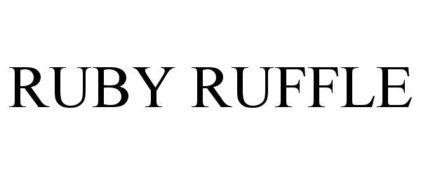  RUBY RUFFLE