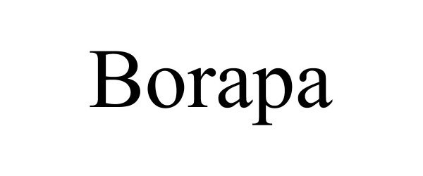 Trademark Logo BORAPA