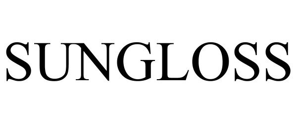 Trademark Logo SUNGLOSS