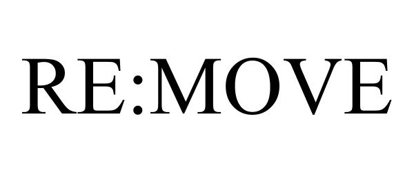 Trademark Logo RE:MOVE