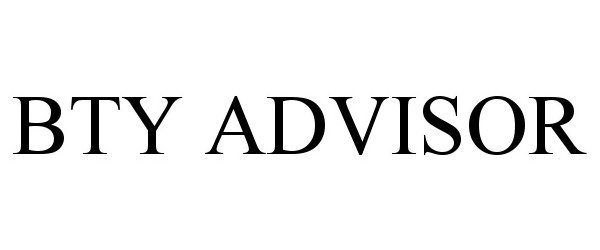 Trademark Logo BTY ADVISOR