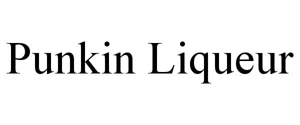 Trademark Logo PUNKIN LIQUEUR