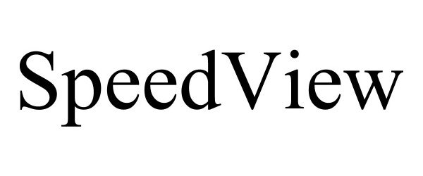 Trademark Logo SPEEDVIEW