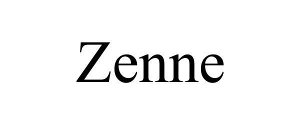 Trademark Logo ZENNE