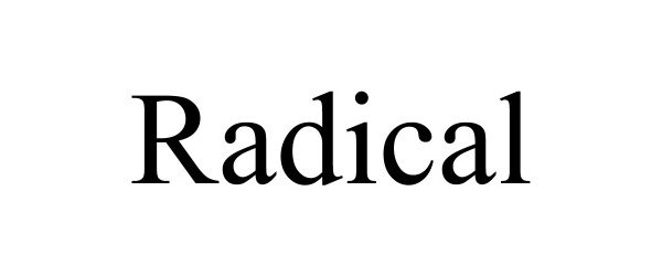 Trademark Logo RADICAL