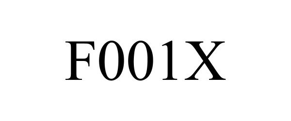 Trademark Logo F001X