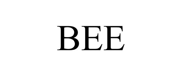 Trademark Logo BEE