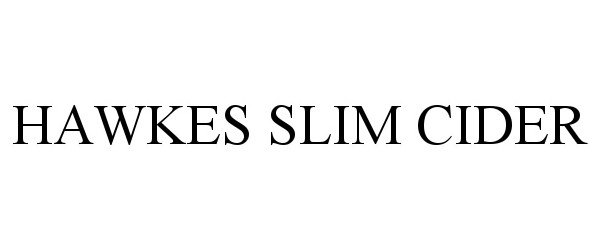  HAWKES SLIM CIDER