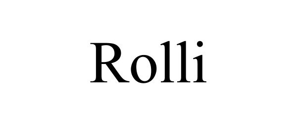 Trademark Logo ROLLI