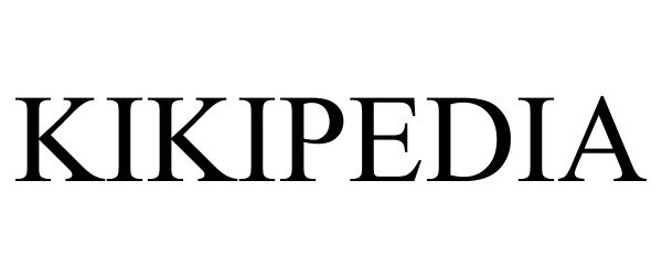 Trademark Logo KIKIPEDIA