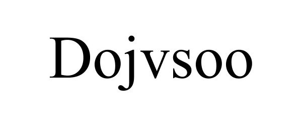 Trademark Logo DOJVSOO