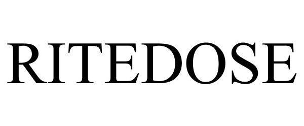 Trademark Logo RITEDOSE