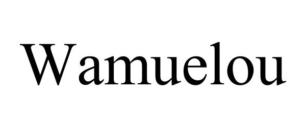 Trademark Logo WAMUELOU