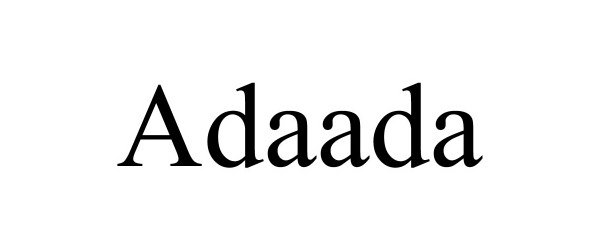 Trademark Logo ADAADA