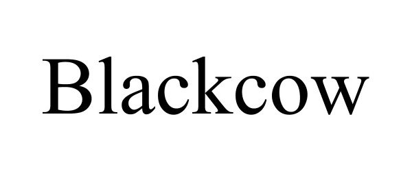 BLACKCOW