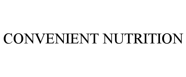 Trademark Logo CONVENIENT NUTRITION