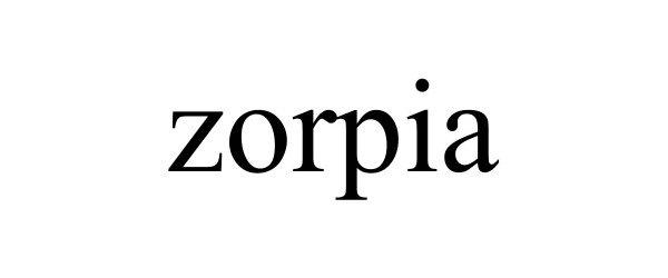 Trademark Logo ZORPIA