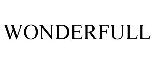 Trademark Logo WONDERFULL
