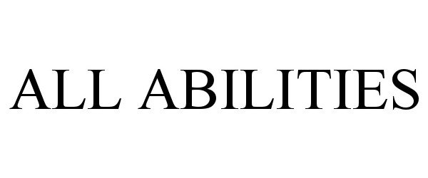  ALL ABILITIES