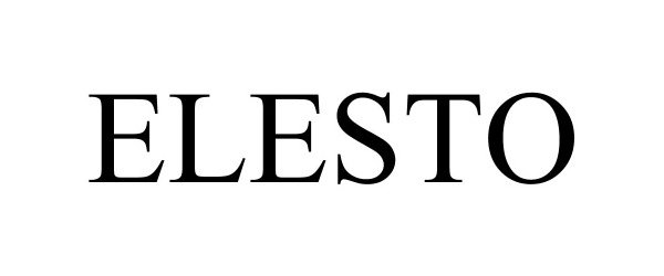 Trademark Logo ELESTO