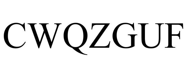 Trademark Logo CWQZGUF