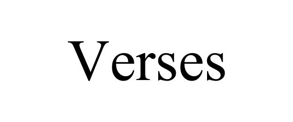 Trademark Logo VERSES
