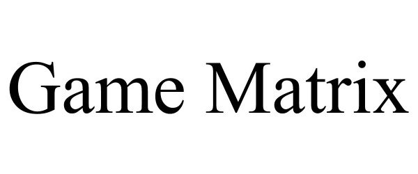 Trademark Logo GAME MATRIX