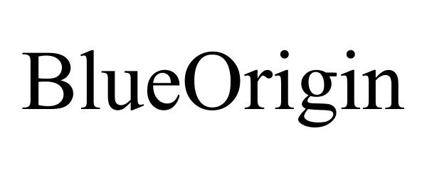 Trademark Logo BLUEORIGIN
